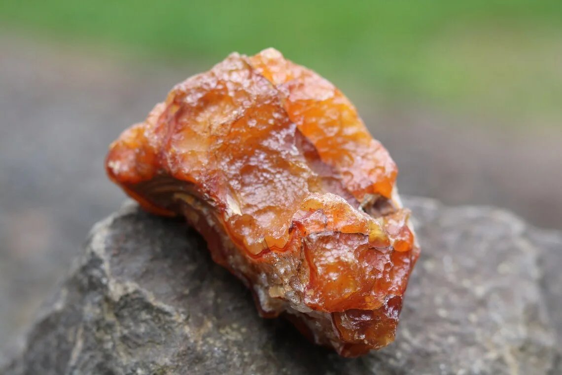 Rough Washington carnelian agate lapidary material